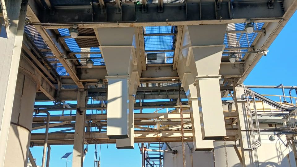 Fabrication of Discharge chutes