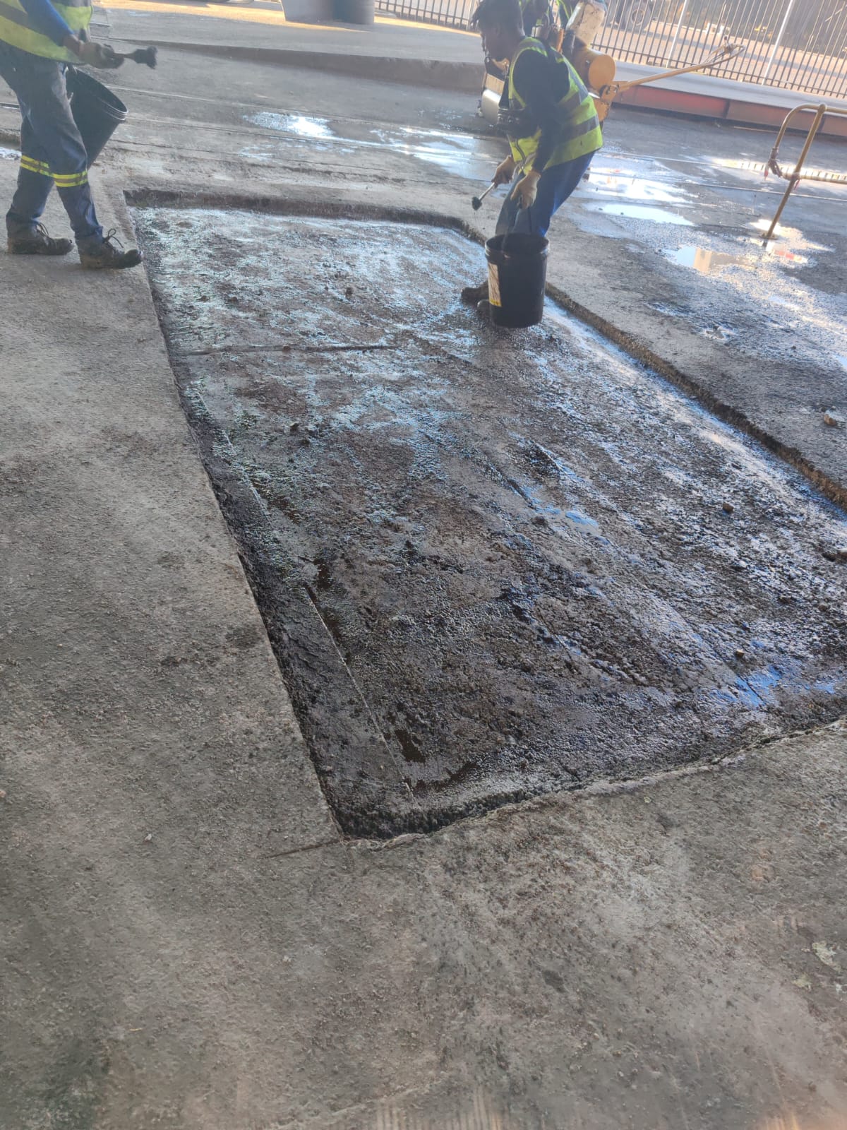 Tar Repairs for Silo 2 at South African Sugar Association Terminal